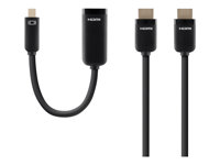 Belkin Mini DisplayPort to HDTV Cable - Adapterkabel - Mini DisplayPort hane till HDMI hane - 1.5 m F2CD055BF1.5M