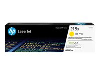 HP 219X - Lång livslängd - gul - original - LaserJet - tonerkassett (W2192X) - för P/N: 499Q6F#BAZ, 499Q7F#BAZ, 499Q8F#ABF, 499Q8F#B19, 499Q8F#BAZ, 499R0F#BAZ, 8D7L0A#BAZ W2192X