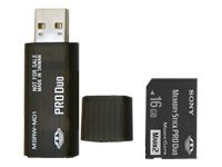 Sony - Flash-minneskort - 16 GB - Memory Stick PRO Duo Mark2 MSMT16G-USB