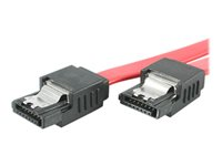 StarTech.com Latching SATA Cable - SATA-kabel - Serial ATA 150/300/600 - SATA (R) till SATA (R) - 15 cm - sprintlåsning - röd - för P/N: 10P6G-PCIE-SATA-CARD, 2P6G-PCIE-SATA-CARD, 4P6G-PCIE-SATA-CARD, 6P6G-PCIE-SATA-CARD LSATA6