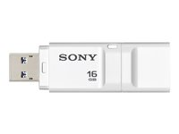 Sony Micro Vault X Series - USB flash-enhet - 16 GB - USB 3.0 - vit USM16GXW