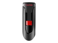 SanDisk Cruzer Glide - USB flash-enhet - 128 GB - USB 2.0 SDCZ60-128G-B35