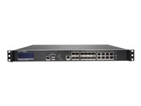 SonicWall SuperMassive 9200 - Säkerhetsfunktion - 10GbE - 1U - kan monteras i rack 01-SSC-3810