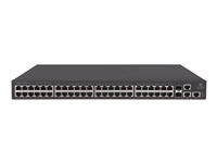 HPE 1950-48G-2SFP+-2XGT - Switch - L3 - Administrerad - 48 x 10/100/1000 + 2 x Gigabit SFP / 10 Gigabit SFP+ + 2 x 10Gb Ethernet - rackmonterbar JG961A