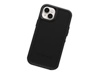 OtterBox Defender Series XT - Baksidesskydd för mobiltelefon - robust - med MagSafe - MagSafe-kompatibilitet - polykarbonat, syntetiskt gummi, 50 % återvunnen plast - svart - för Apple iPhone 14 Plus 77-89110