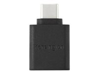 Kensington CA1010 - USB-adapter - 24 pin USB-C (hane) till USB typ A (hona) - 5 V - 3 A - halogenfri, formpressad - svart K33477WW