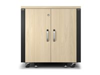 APC NetShelter - Rack (vertikal) - ljudisolerad - AC 100-230 V - lönn - 12U - 19" - TAA-kompatibel AR4012A