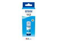 Epson EcoTank 112 - 70 ml - cyan - original - påfyllnadsbläck - för EcoTank L11160, L15150, L15160, L6460, L6490, L6550, L6570, L6580; EcoTank Pro L15180 C13T06C24A