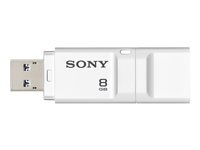 Sony Micro Vault X Series - USB flash-enhet - 8 GB - USB 3.0 - vit USM8GXW