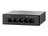 Cisco Small Business SG 100D-05 - Switch - ohanterad - 5 x 10/100/1000 - skrivbordsmodell - Likström SG100D-05-EU