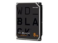 WD Black WDBSLA0080HNC - Hårddisk - 8 TB - inbyggd - 3.5" - SATA 6Gb/s - 7200 rpm - buffert: 256 MB WDBSLA0080HNC-WRSN