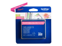 Brother TZe-MQP35 - Standardlim - vit på bärrosa - Rulle (1,2 cm x 5 m) 1 kassett(er) bandlaminat - för Brother PT-D210, D600, H110; P-Touch PT-1880, D450, E110, E310, E550, E800, H110, P900 TZEMQP35