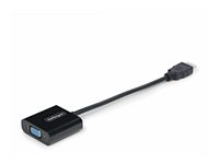 StarTech.com HDMI to VGA Adapter, 1080p, Active Video Converter - Videokort - HDMI hane till HD-15 (VGA) hona - 18.95 cm - svart - stöd för 1080p, aktiv, busdriven HD2VGAE3