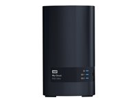 WD My Cloud EX2 Ultra WDBVBZ0120JCH - Personlig molnlagringsenhet - 2 fack - 12 TB - HDD 6 TB x 2 - RAID 0, 1, JBOD - RAM 1 GB - Gigabit Ethernet - iSCSI support WDBVBZ0120JCH-EESN