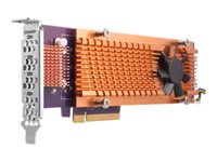 QNAP QM2-4S-240 - Kontrollerkort - SATA - låg profil - PCIe 2.0 x4 - för QNAP TS-1273, 1277, 473, 677, 873, 877, 977, EC1280, TVS-2472, 473, 673, 872, 873, 882 QM2-4S-240