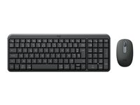 Logitech MK250 - Sats med tangentbord och mus - trådlös - Bluetooth LE - AZERTY - fransk - grafit 920-013549