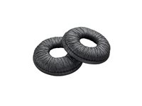 HP Poly - Öronkudde för trådlöst headset - konstskinn - svart (paket om 2) 85R11AA