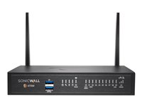 SonicWall TZ470W - Advanced Edition - säkerhetsfunktion - 1GbE, 2.5GbE - Wi-Fi 5 - 2.4 GHz, 5 GHz - SonicWall säkerhetsuppgradering, plusprogram (2 år) - skrivbord 02-SSC-6813