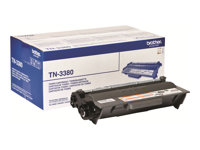 Brother TN3380 - Svart - original - tonerkassett - för Brother DCP-8110, 8150, 8155, 8250, HL-5440, 5450, 5470, 6180, MFC-8510, 8520, 8710, 8950 TN3380