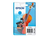 Epson 250XL - 8.9 ml - XL - cyan - original - blister - bläckpatron - för P/N: C11CL95402 C13T16P24010