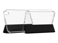 Zagg Crystal Palace - Vikbart fodral för surfplatta - med ställ - grafen - klar - för Apple iPad (A16) 702316704