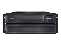 APC Smart-UPS X 2200 Rack/Tower LCD - UPS (rackmonterbar/extern) - AC 230 V - 1980 Watt - 2200 VA - Ethernet 10/100, RS-232, USB - utgångskontakter: 10 - 4U - svart - med APC UPS Network Management Card - för P/N: AR106SH6, AR109SH6, AR112SH6, AR3006, AR3006SP, AR3103, AR3103SP, AR3106, AR3106SP SMX2200HVNC