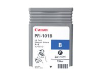 Canon PFI-101 B - 130 ml - blå - original - bläcktank - för imagePROGRAF iPF5000, iPF5100, iPF6100, iPF6200 0891B001