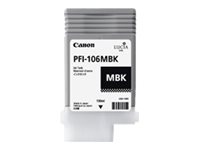 Canon PFI-106 MBK - 130 ml - mattsvart - original - bläcktank - för imagePROGRAF iPF6300, IPF6300S, iPF6350, iPF6400, iPF6400SE, IPF6450 6620B001