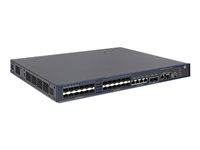 HPE 5500-24G-SFP HI Switch with 2 Interface Slots - Switch - Administrerad - 24 x Gigabit SFP + 4 x 10/100/1000 + 2 x 10 Gigabit SFP+ - rackmonterbar - begagnat JG543AR