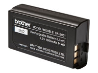 Brother BA-E001 - Batteri för skrivare - litiumjon - för Brother PT-P750; P-Touch PT-750, E300, E310, E500, E550, H500, P750; P-Touch EDGE PT-P750 BAE001