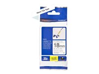 Brother TZe-FX241 - Lim - svart på vitt - Rulle (1,8 cm x 8 m) 1 kassett(er) flexibel ID-tejp - för Brother PT-D600; P-Touch PT-18, 2470, 3600, D450, D800, E500, E550, H101, H500, P750, P900 TZEFX241