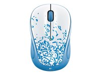 Logitech M325 - Mus - höger- och vänsterhänta - optisk - trådlös - 2.4 GHz - trådlös USB-mottagare 910-004173