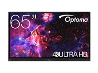 Optoma Creative Touch 3653RK - 65" Diagonal klass 3-Series LED-bakgrundsbelyst LCD-skärm - interaktiv - med pekskärm (multitouch) - Android - 4K UHD (2160p) 3840 x 2160 - Direct LED - svart H1F0H06BW101