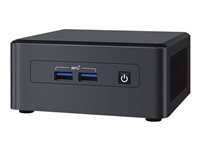 Intel Next Unit of Computing Kit 11 Pro Kit - NUC11TNHv7 - mini-PC Core i7 1185G7 3 GHz - 0 GB - ingen HDD BNUC11TNHV70000