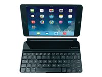 Logitech Ultrathin Keyboard Cover - Tangentbord - Bluetooth - Nordisk - svart 920-005516