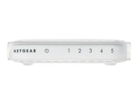 NETGEAR FS605v3 - Switch - ohanterad - 5 x 10/100 - skrivbordsmodell FS605-300PES