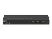 NETGEAR AV Line M4250-10G2XF-PoE++ - Switch - L3 - Administrerad - 10 x 10/100/1000 (8 PoE++) + 2 x 10 Gigabit SFP+ - sida till sida luftflöde - rackmonterbar - PoE++ (720 W) GSM4212UX-100EUS