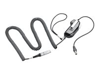 Poly SHS 2005-04 - PTT (push-to-talk)-förstärkare för headset - dubbla kanaler, LEMO FGG.2B.310, 0 Ohm ADD 8K6W0AA#AC3