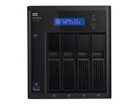 WD My Cloud EX4100 WDBWZE0560KBK - NAS-server - 4 fack - 56 TB - HDD 14 TB x 4 - RAID 0, 1, 5, 10, JBOD, 5 hot spare - RAM 2 GB - Gigabit Ethernet - iSCSI support WDBWZE0560KBK-EESN