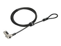 Kensington N17 Serialized Combination Cable Lock for Dell Devices with Wedge Slots - 25 Pack - Lås för säkerhetskabel (paket om 25) K68010EU