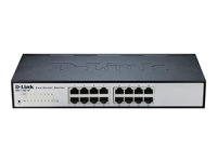 D-Link EasySmart Switch DES-1100-16 - Switch - ohanterad - 16 x 10/100 - skrivbordsmodell DES-1100-16