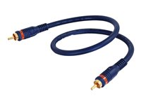 C2G Velocity - Digital audiokabel (koaxial) - RCA hane till RCA hane - 10 m - tredubbelt skärmad koaxial 80268