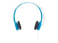 Logitech Stereo Headset H150 - Headset - på örat - kabelansluten - blåbär 981-000368