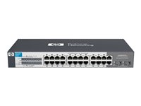 HPE 1410-24G Switch - Switch - ohanterad - 22 x 10/100/1000 + 2 x kombinations-SFP - skrivbordsmodell, rackmonterbar, väggmonterbar J9561A#ABB