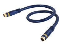 C2G Velocity - Videokabel - S-Video - 4-stifts mini-DIN hane till 4-stifts mini-DIN hane - 10 m - dubbelt skärmad koaxial 80156