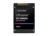 WD Ultrastar DC SN650 WUS5EA176ESP5E3 - SSD - 7.68 TB - inbyggd - 2.5" - U.3 PCIe 4.0 (NVMe) 0TS2374