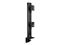 Multibrackets M VESA Desktopmount HD Dual - Monteringssats - för 2 välvda LCD-skärmar - stål - svart - skärmstorlek: 32"-50" - disk-monteringsbar 7350105210556
