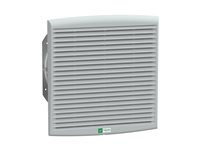 Schneider ClimaSys - Integrering för rackventilation - med utloppsgaller och G2-filter, 850 m³/h, IP54 - AC 230 V - grå, RAL 7035 NSYCVF850M230PF