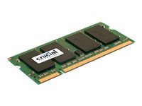 Crucial - DDR2 - modul - 4 GB - SO DIMM 200-pin - 667 MHz / PC2-5300 - CL5 - 1.8 V - ej buffrad - icke ECC CT51264AC667