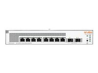 HPE Aruba Instant On 1930 8G Class4 PoE 2SFP 124W Switch - Switch - L3 - Administrerad - 8 x 10/100/1000 (PoE) + 2 x Gigabit SFP - rackmonterbar - PoE (124 W) JL681A#ABB